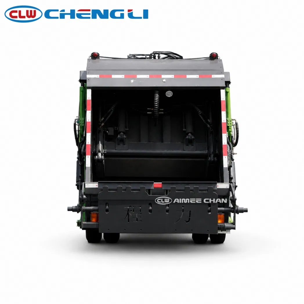 Isuzu 6 m³ Hydraulic Garbage Compactor Truck, verified source view 3