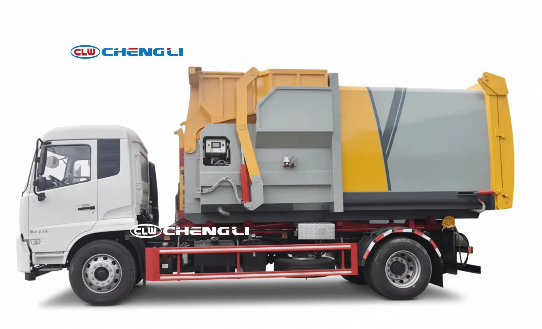 Dongfeng 190 HP Hook Lift Garbage Truck, verified source view 2