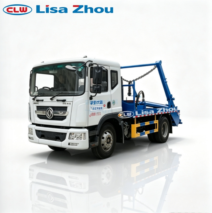 Urban Domestic Waste Swing Arm Garbage Truck