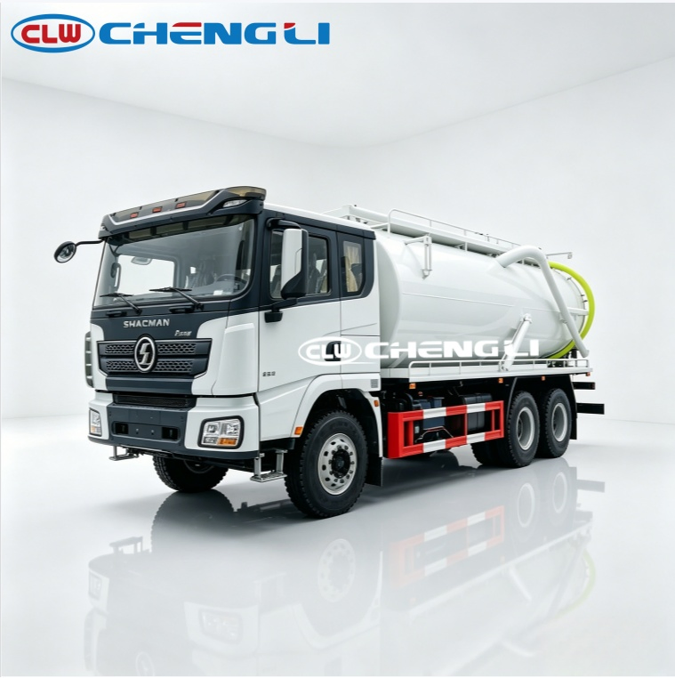 Shacman 6x4 Vacuum Sewage Suction Truck, verified source view 2