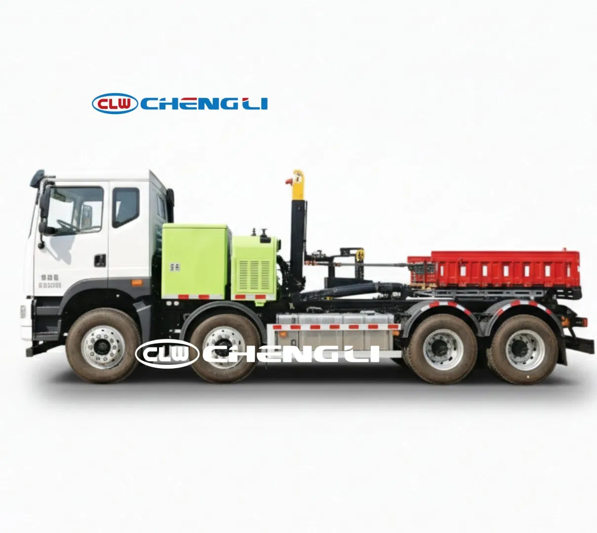 Dongfeng 8x4 Hook Lift Garbage Truck, verified source view 2