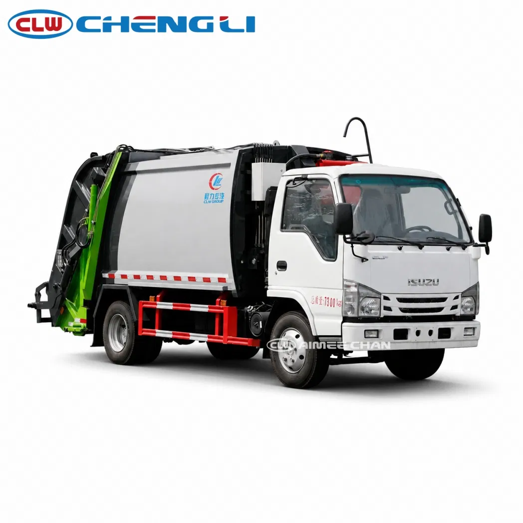 Isuzu 6 m³ Hydraulic Garbage Compactor Truck