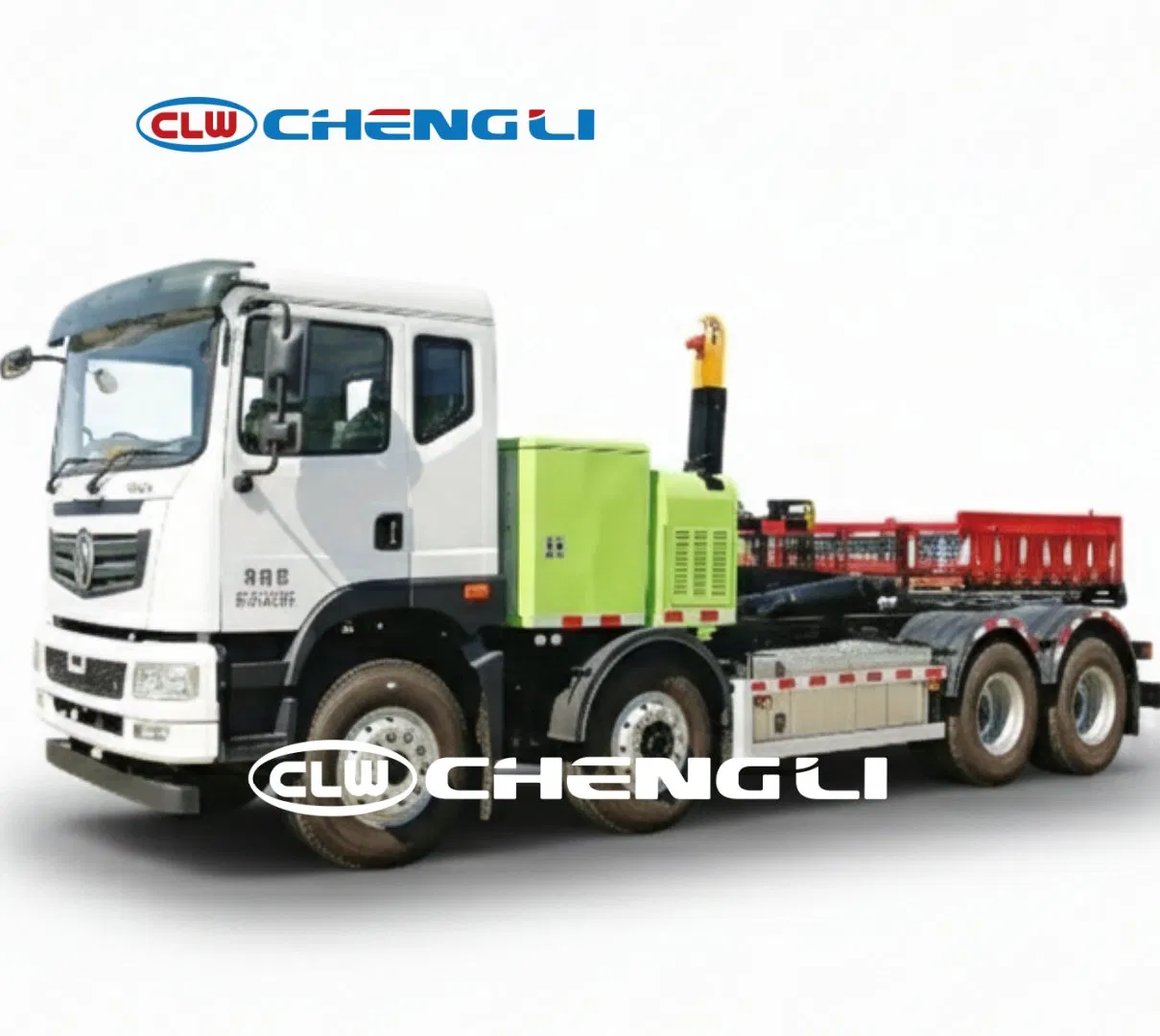 Dongfeng 8x4 Hook Lift Garbage Truck