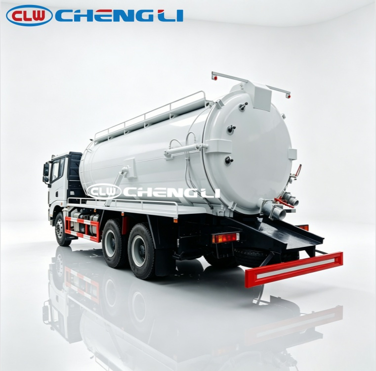 Shacman 6x4 Vacuum Sewage Suction Truck, verified source view 5