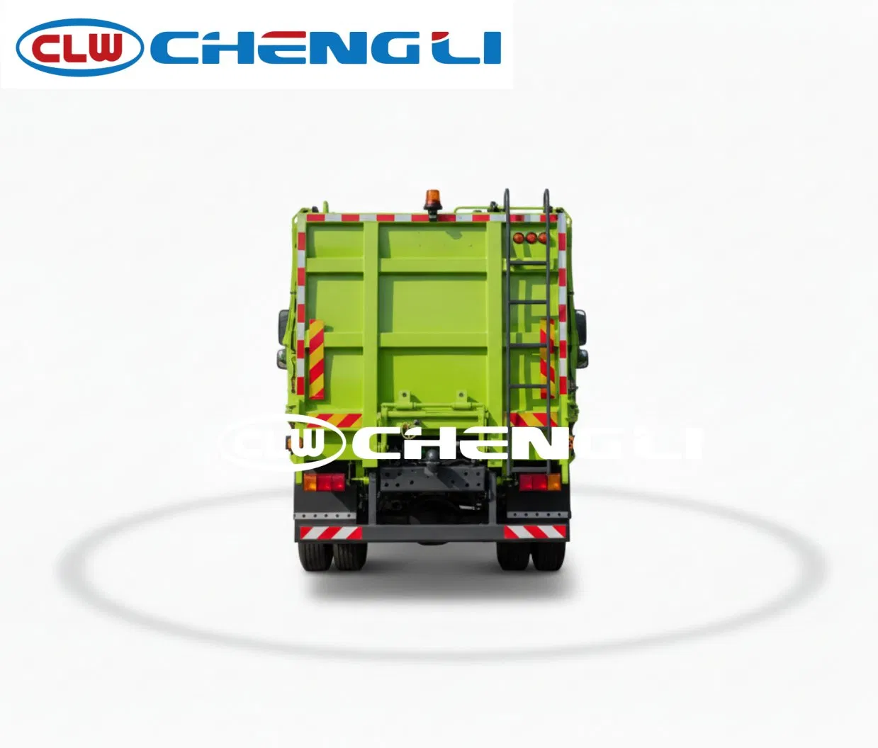 Dongfeng CL5120TCACC6 food-waste truck, rear view
