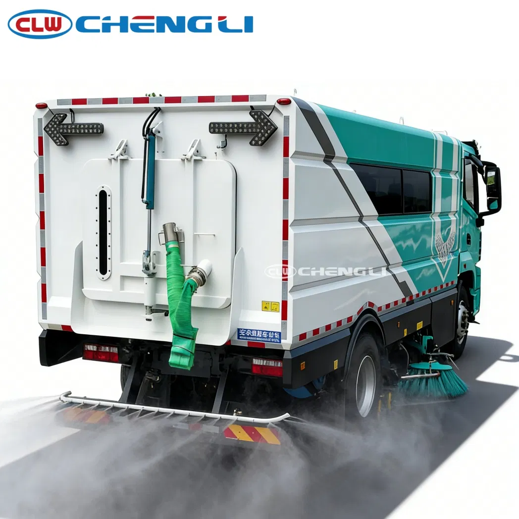 CLW electric road sweeper, product view 2