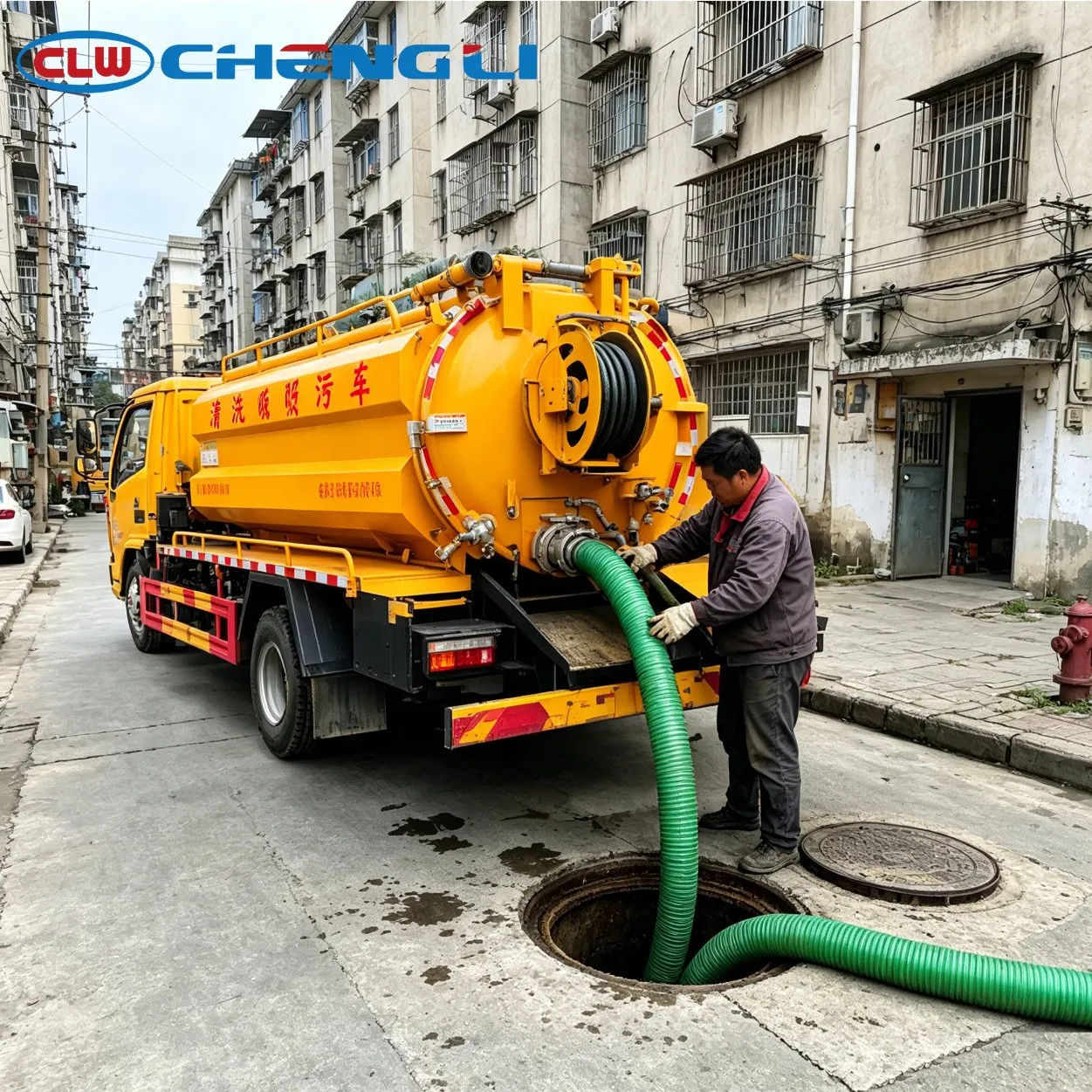 Dongfeng 6m3 Combination Sewer Cleaning Truck - verified product view 6