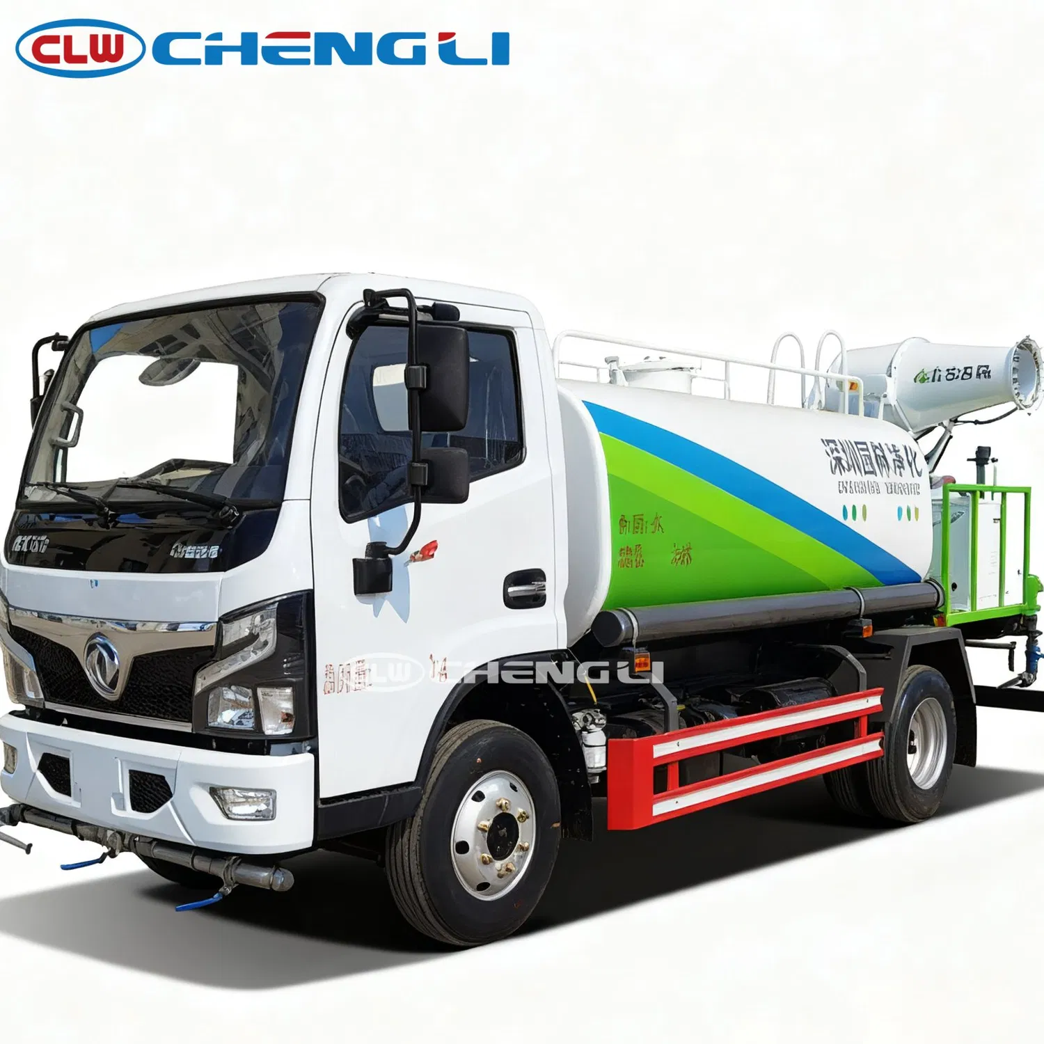 5000 litre sprinkler truck water cannon and platform detail