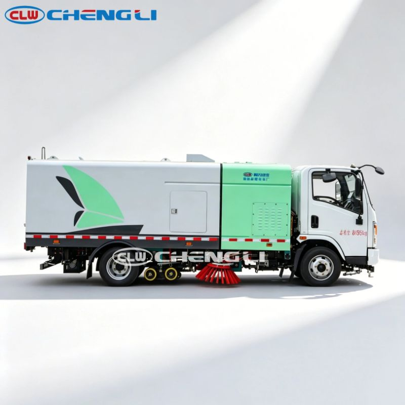 CLW CL5080 electric washing sweeper, product view 4