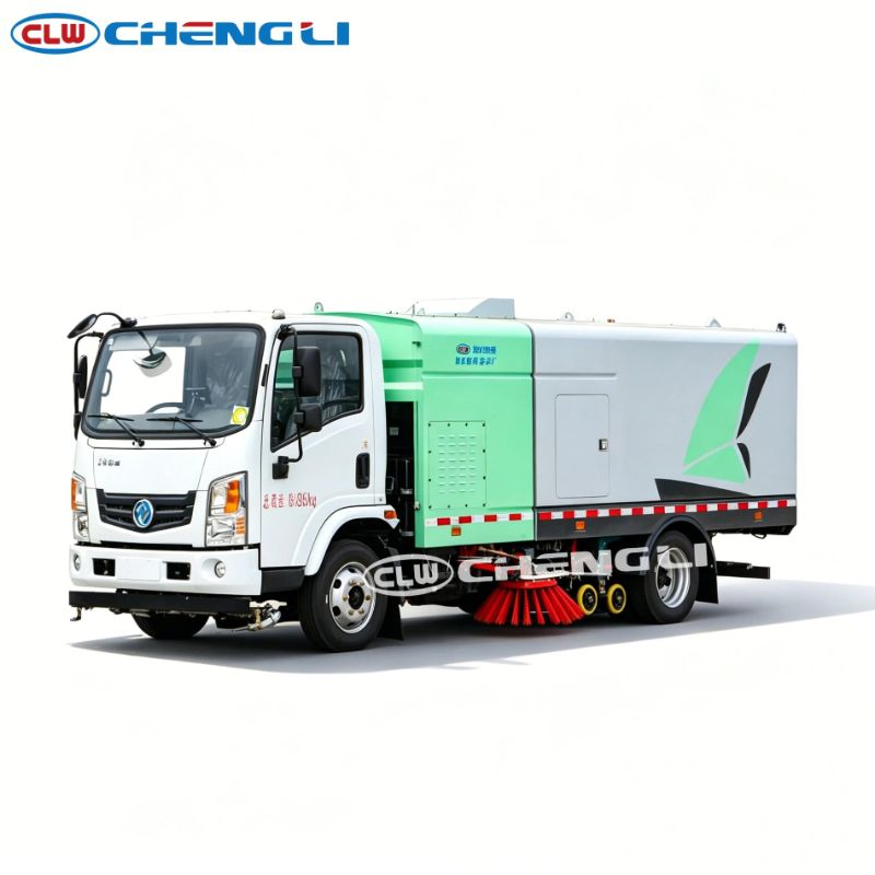 CLW CL5080 electric washing sweeper, product view 2