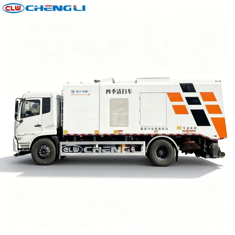 Dongfeng Tianjin CLW5188 road sweeper, product view 4