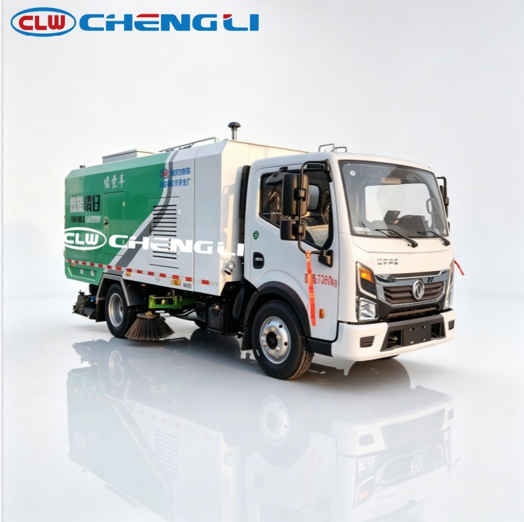 Electric Vacuum and Washing Sweeper Truck - verified product view 2