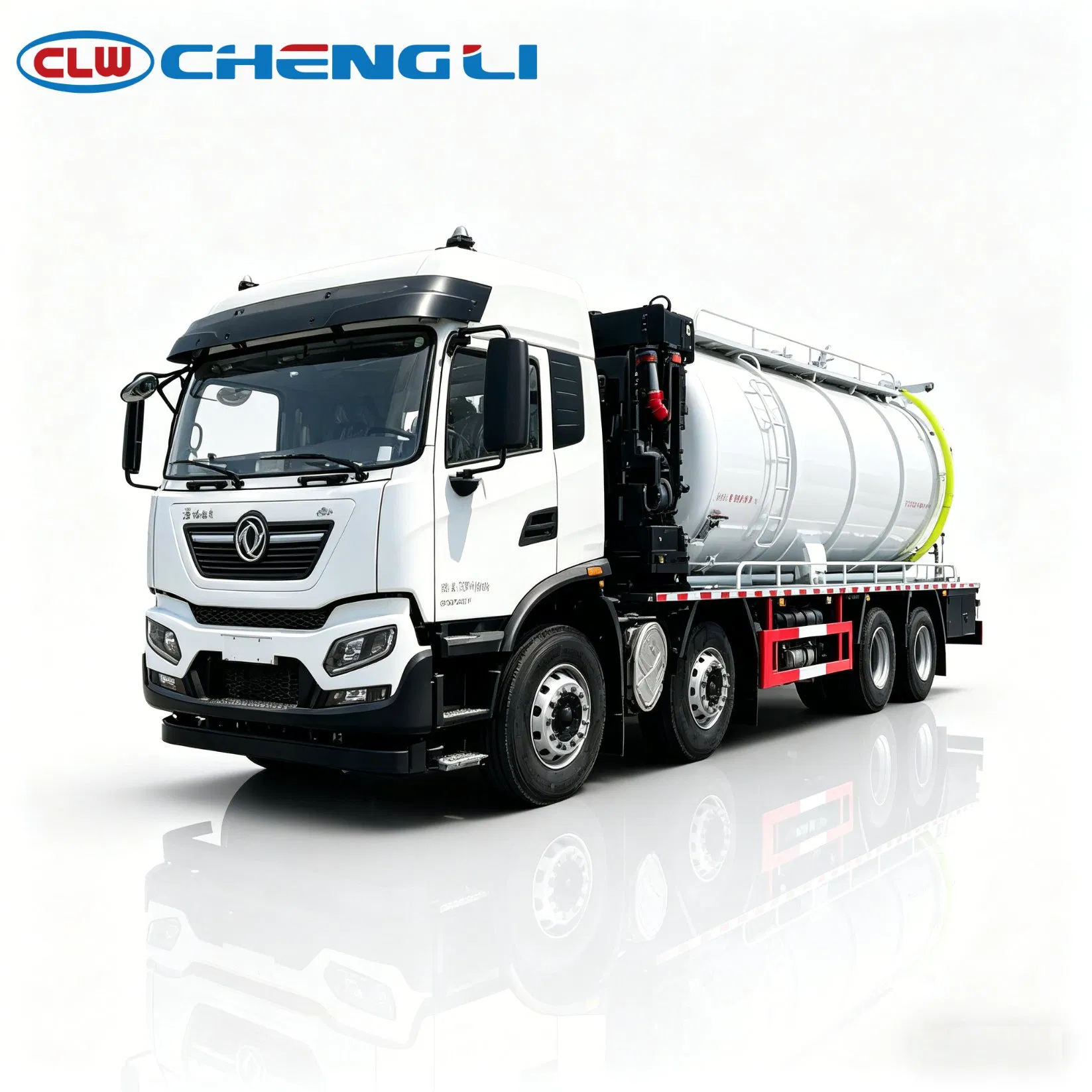 Dongfeng Kinland 8x4 Combination Sewer Jetting and Vacuum Truck