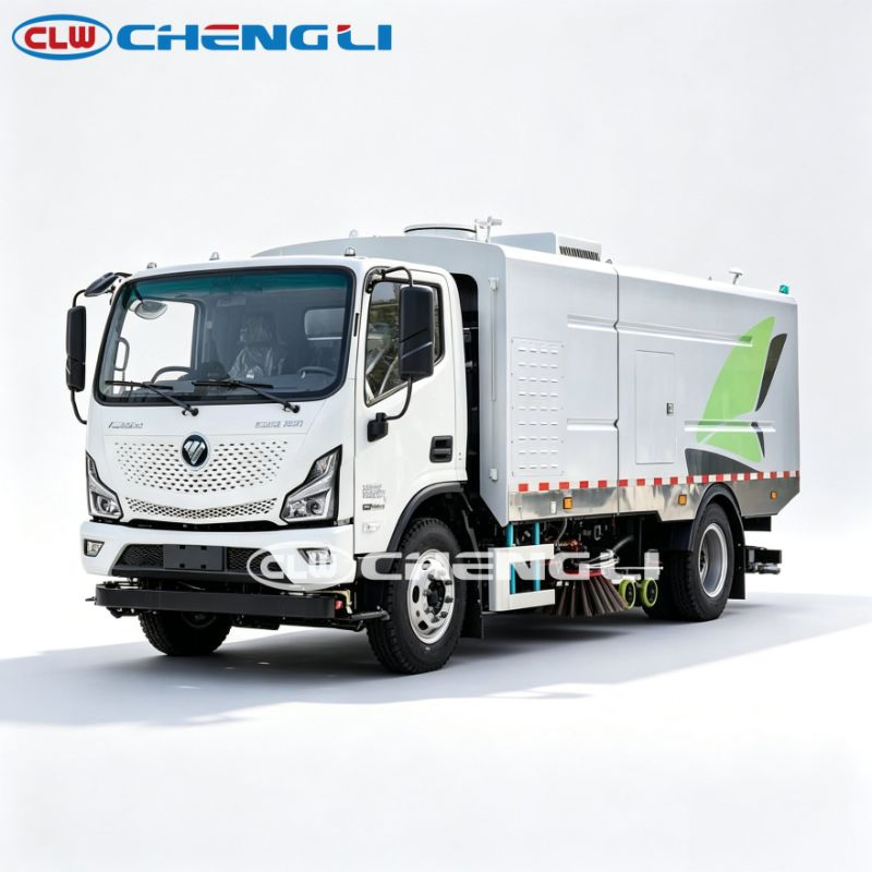 CLW CL5120 electric washing sweeper, product view 4