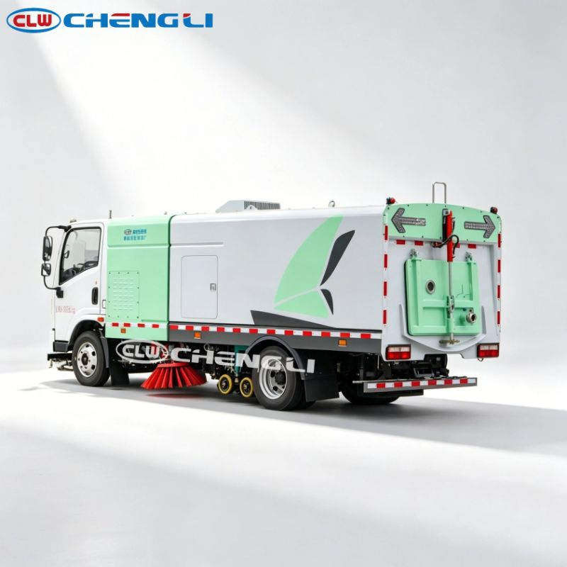 CLW CL5080 electric washing sweeper, product view 6