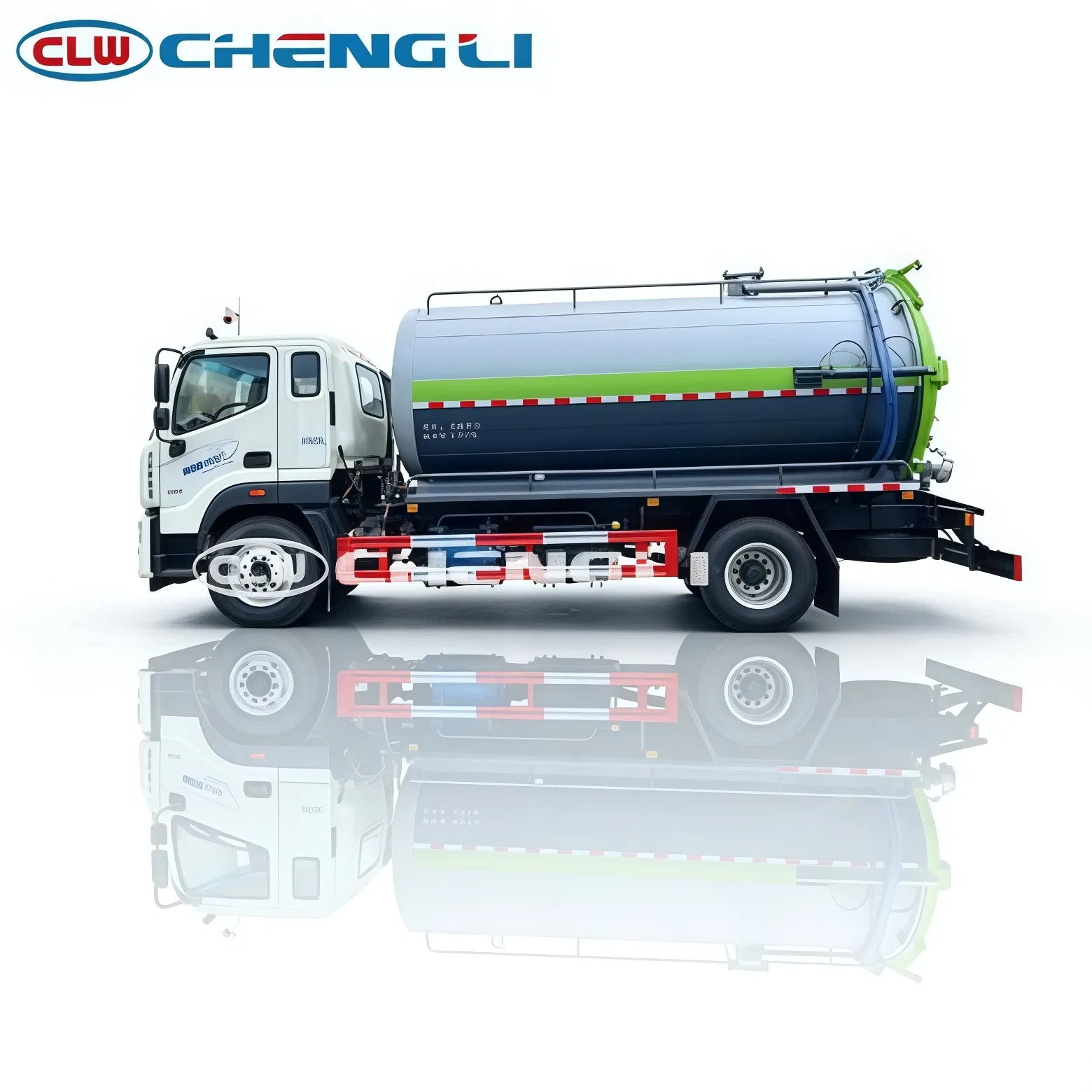 Foton 13.8 m³ vacuum sewage truck, product view 3