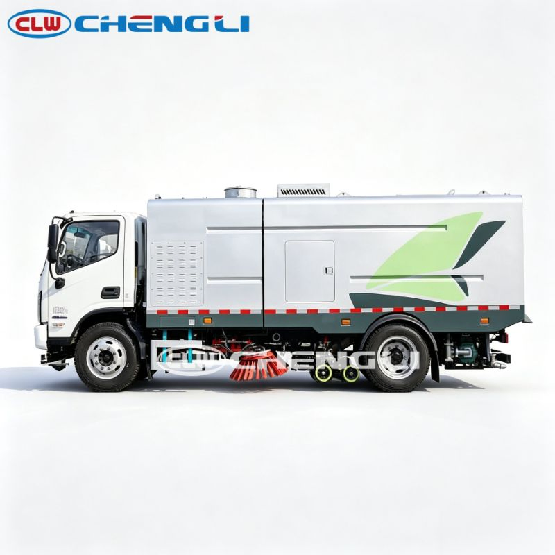 CLW CL5120 electric washing sweeper, product view 5