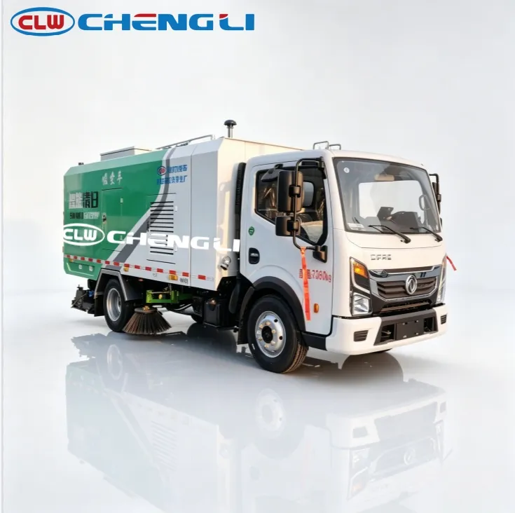 Electric Vacuum and Washing Sweeper Truck - verified product view 8