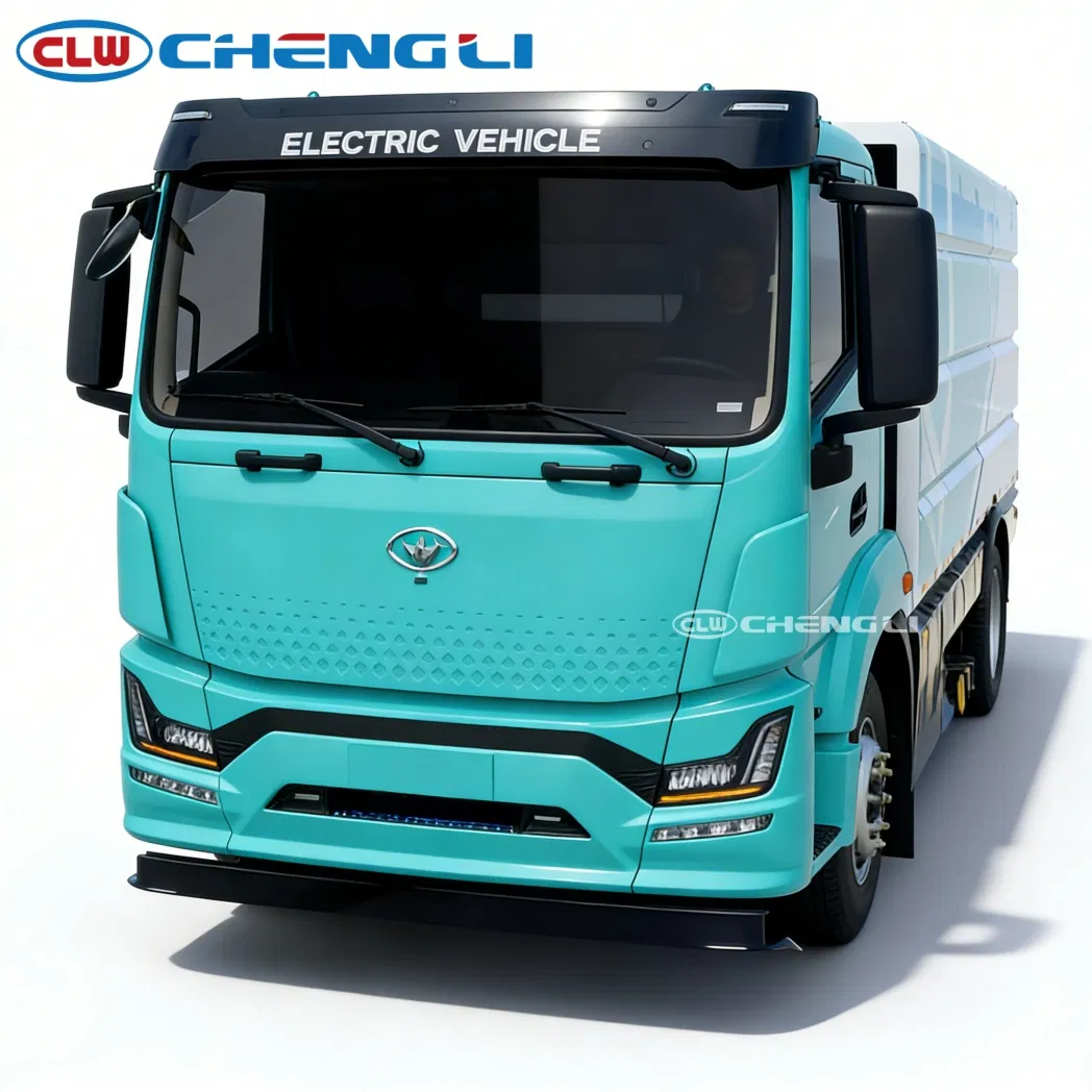 CLW electric road sweeper, product view 3