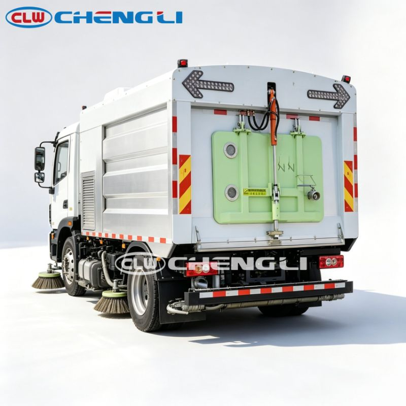 CLW CL5120 electric washing sweeper, product view 6