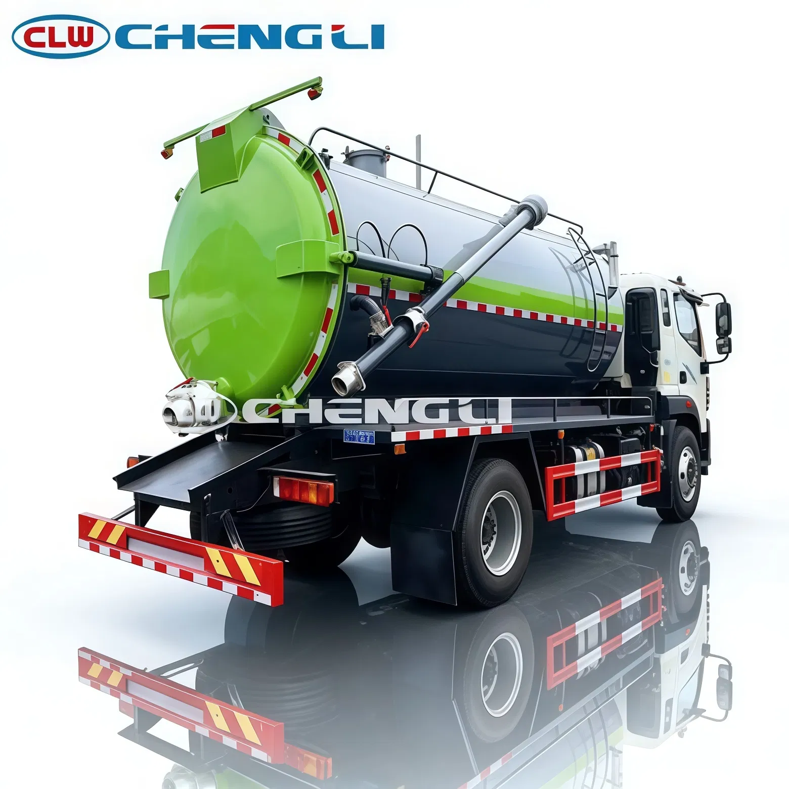 Foton 13.8 m³ vacuum sewage truck, product view 2