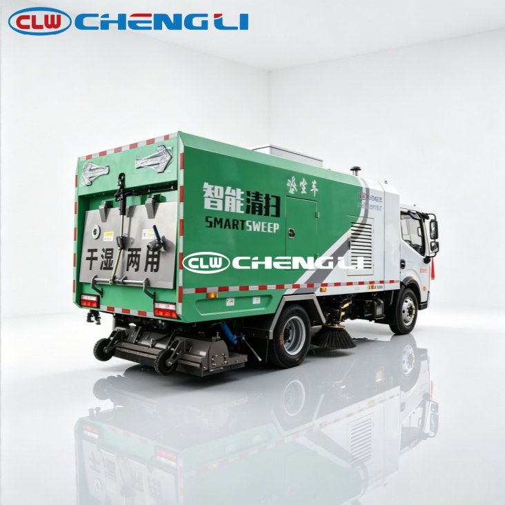 Electric Vacuum and Washing Sweeper Truck - verified product view 6