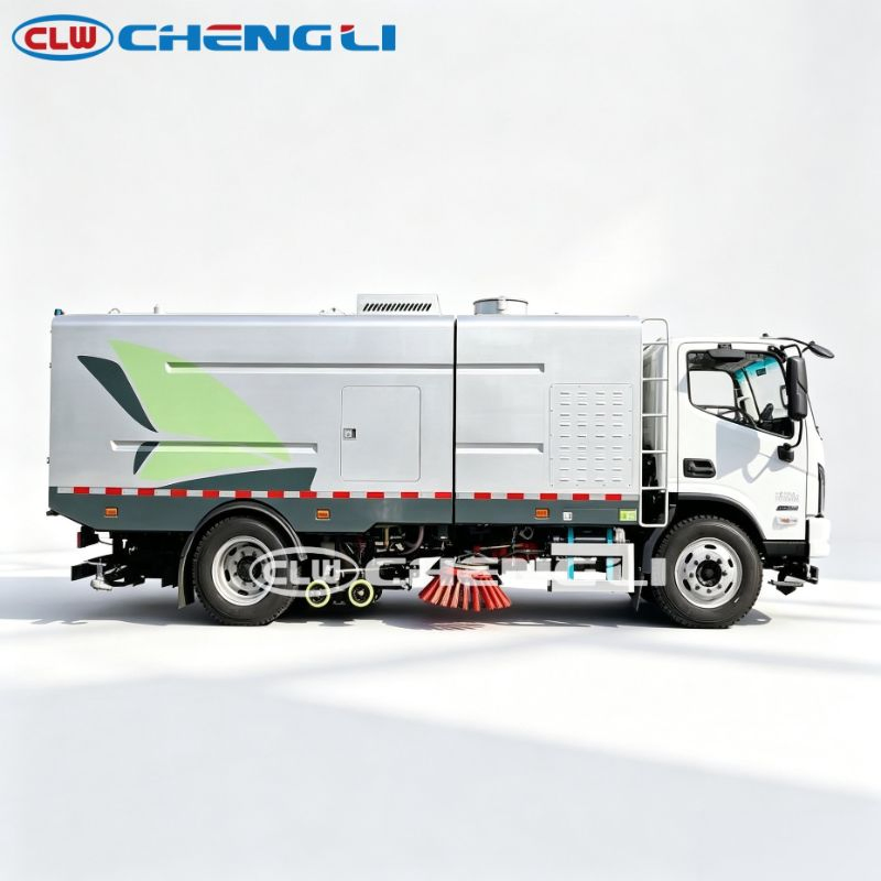 CLW CL5120 electric washing sweeper, product view 2