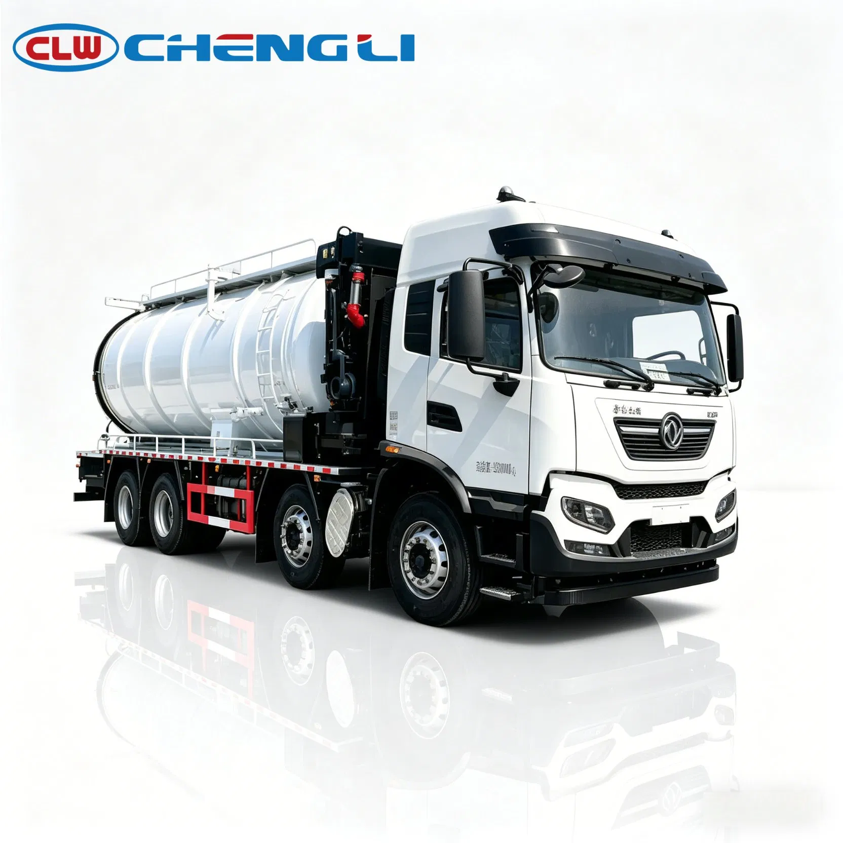 Dongfeng Kinland 8x4 combination sewer truck, verified view 2