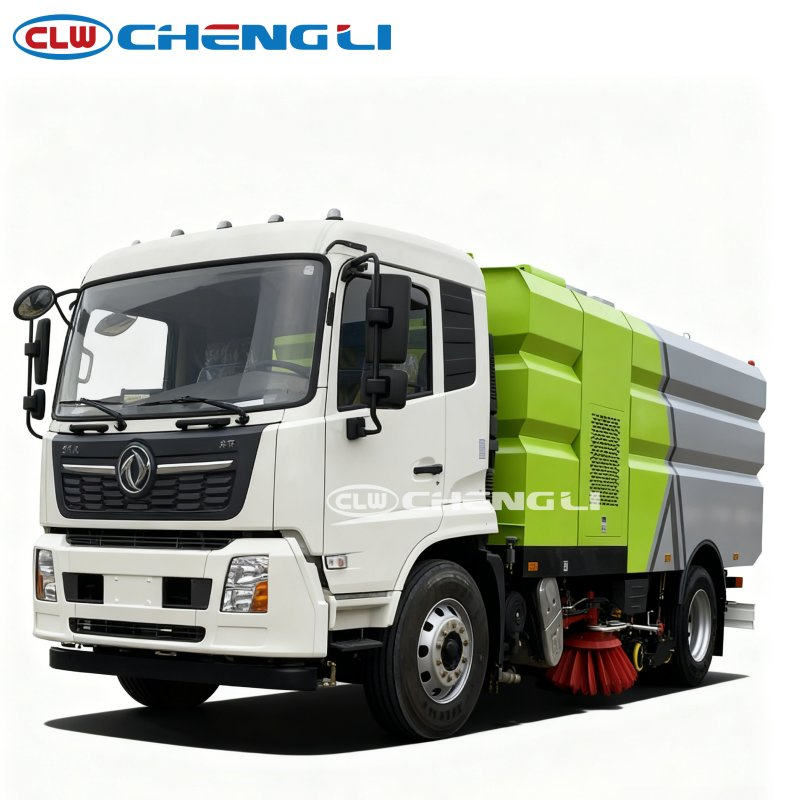 Dongfeng 18T 4x2 Road Sweeper Truck - verified product view 3