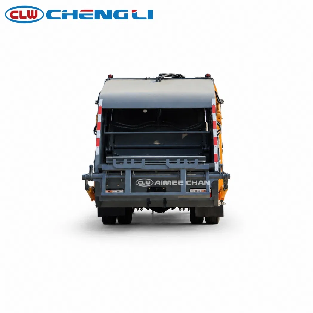 Dongfeng 9 m³ rear-loader compactor, rear loading hopper