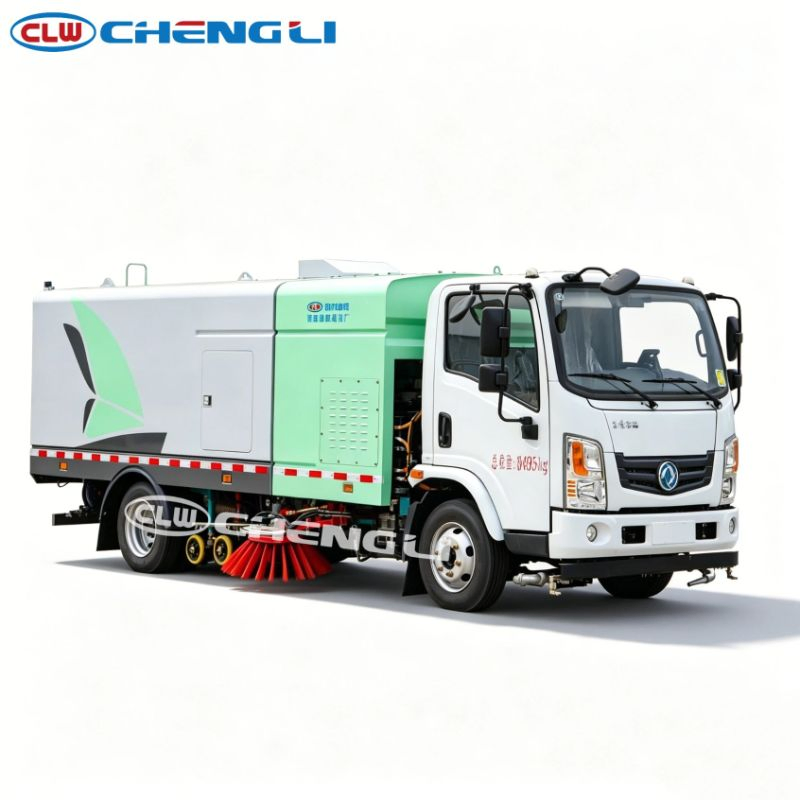CLW CL5080 electric washing sweeper, product view 5