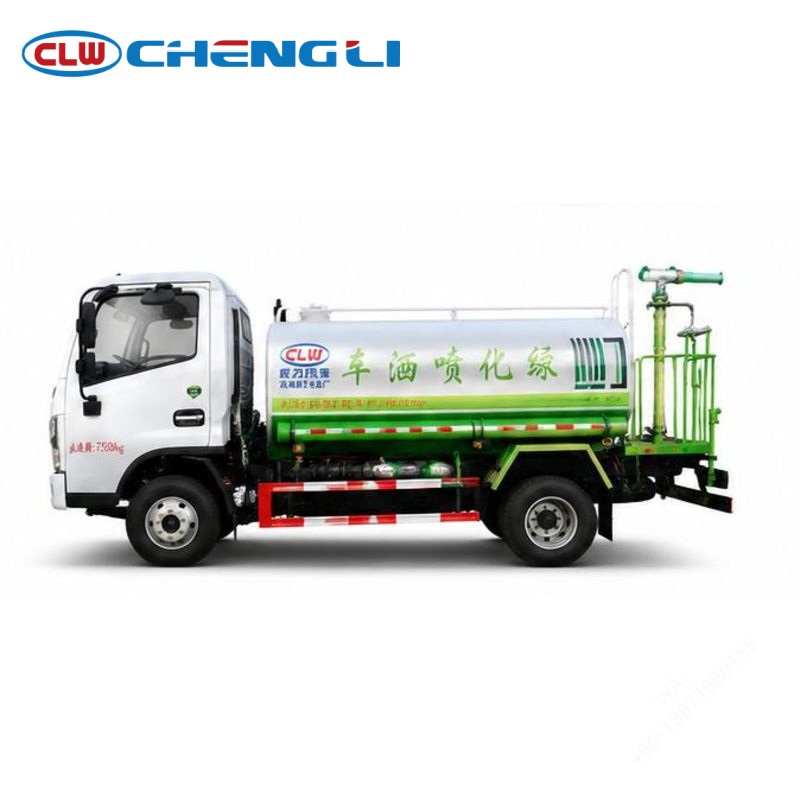 Dongfeng 7.36T 4x2 Water Sprinkler Truck with 3.87 m³ Tank